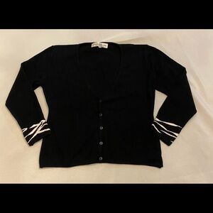 ANGELICA-VAL Women’s Cropped V-Neck Cardigan, M